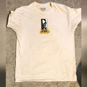 Marvel Beige Graphic T-Shirt for Men